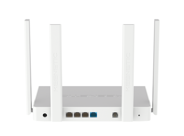 Keenetic Extra DSL KN-2112 AC1200 Mesh Wi-Fi 5 Dualband Gigabit MU-MIMO VDSL2/ADSL2+ Modem Router, 4-Port Gigabit Smart Switch ve USB Portu - Görsel 6